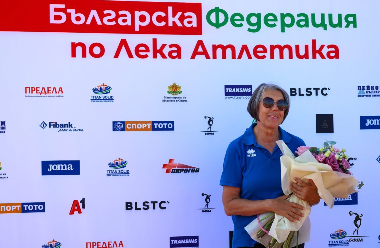 Николина Щерева с признание за 50 години от сребърния й олимпийски медал на 800 м и невероятния национален рекорд – 1:55.42